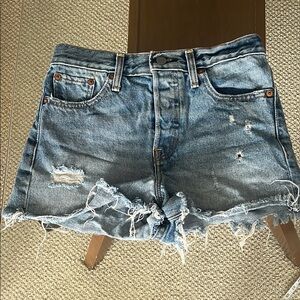 Denim Distressed Women's Shorts